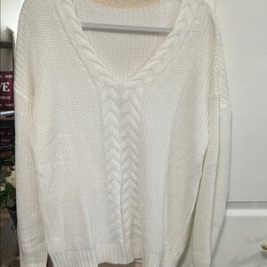 NEW XXL Women's WHITE Sweater